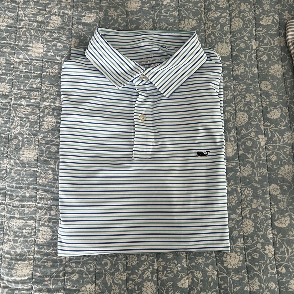 Vineyard vines performance polo.